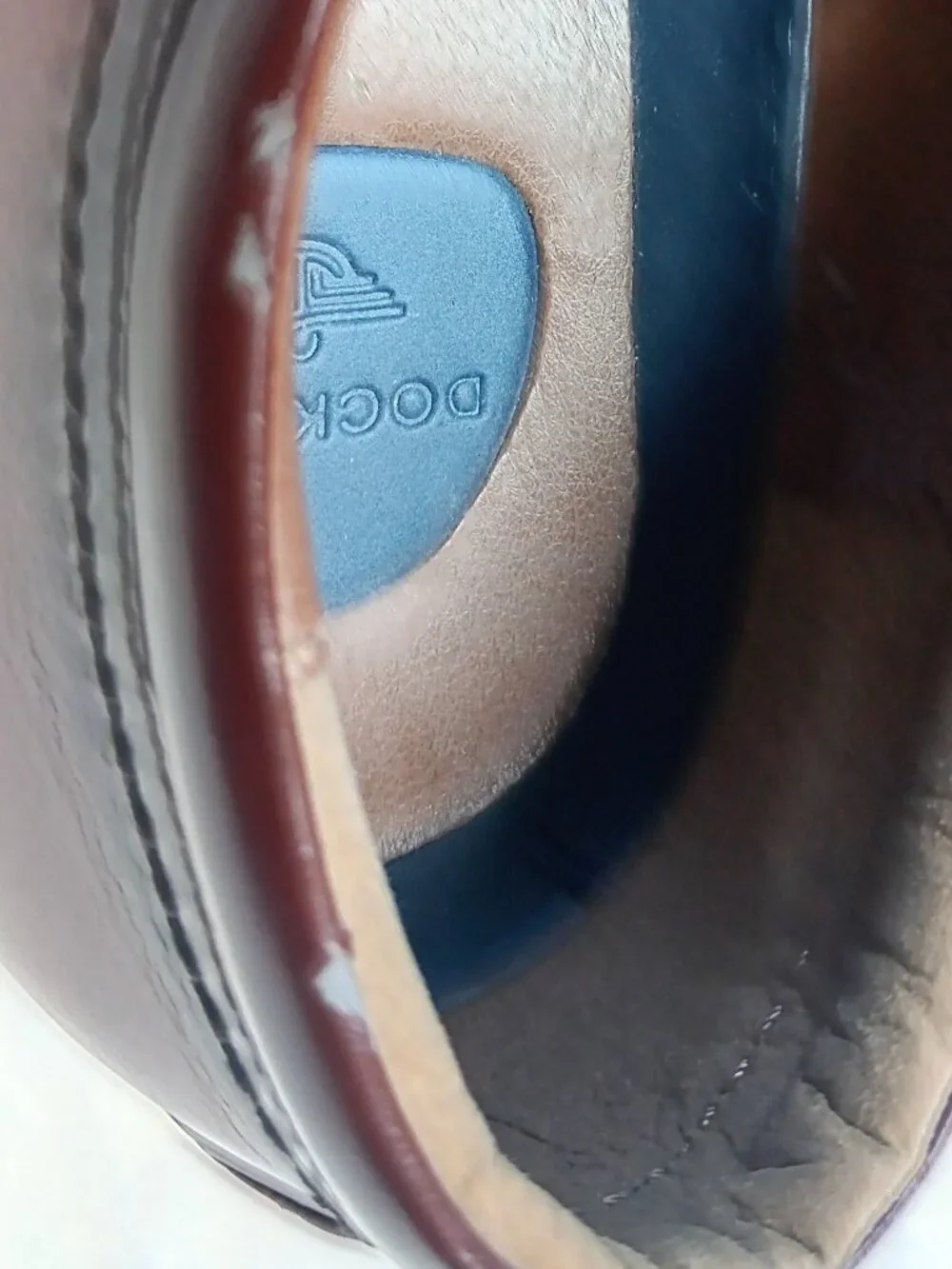 Dockers Leather Russet Mens Dress Shoes Size 11